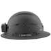 Hard Hat, Premium KARBN Pattern, Non-Vented Full Brim, Class E, Lamp